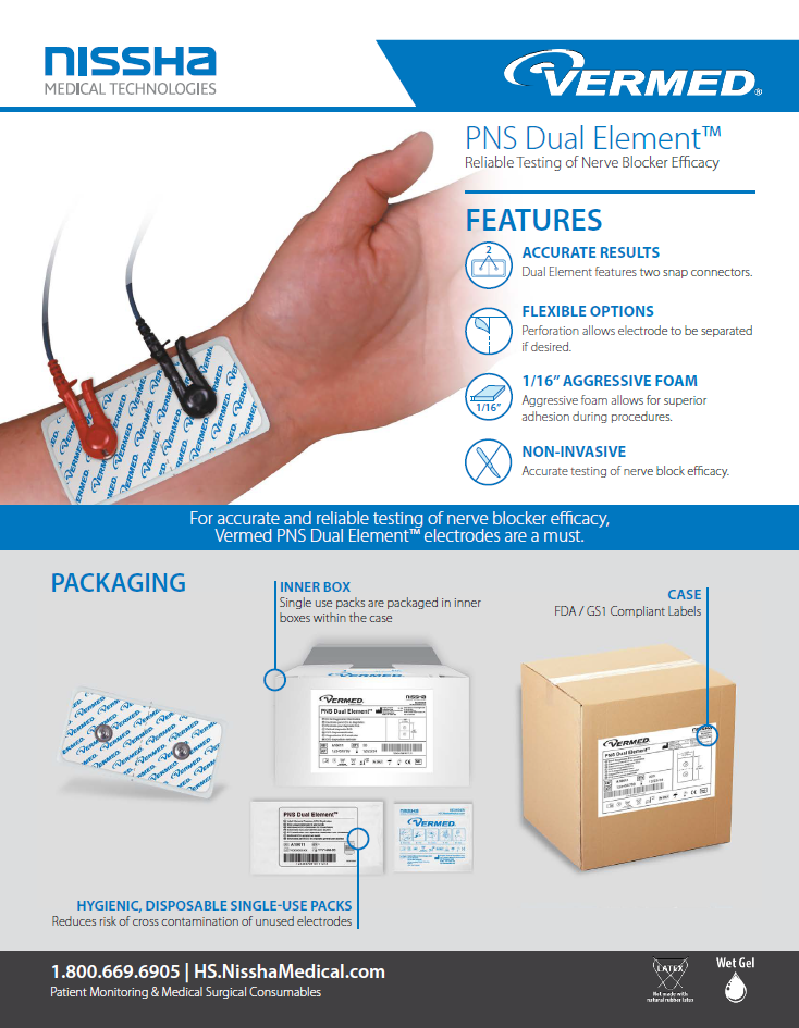 <p>PNS Dual Element&trade; Electrodes</p>